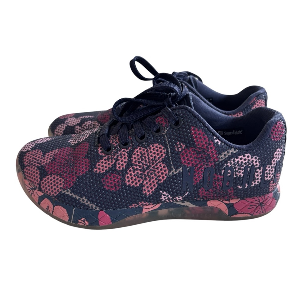NoBull Women’s Floral Trainer Sneakers Sz 5